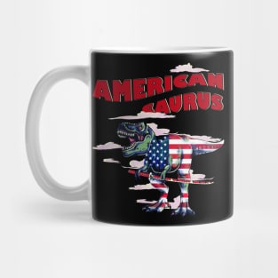 American Saurus, July 4th Unisex T-Shirt Mug